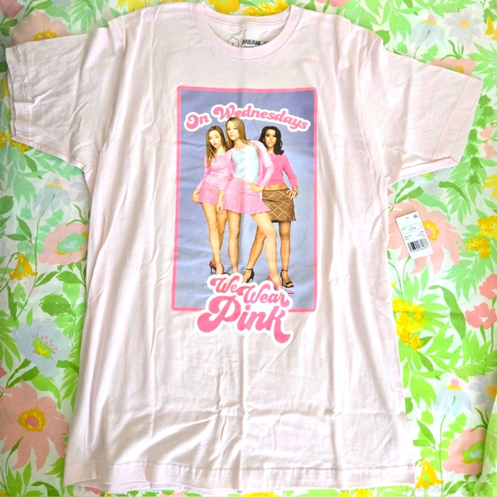 On Wednesdays We Wear Pink Tshirt NWT